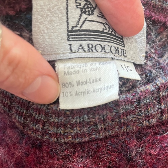 Knit Sweater Chevron Pattern - Picture 6 of 7